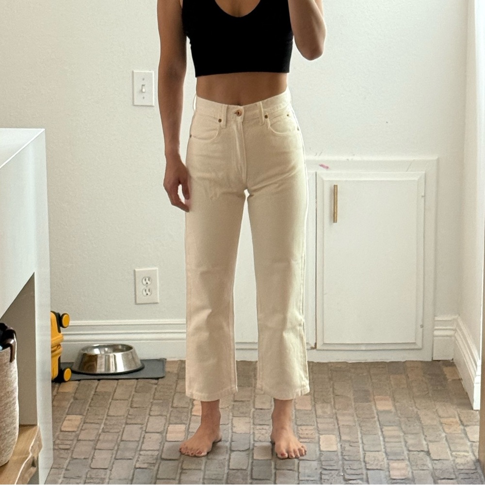SLVRLAKE light cream denim